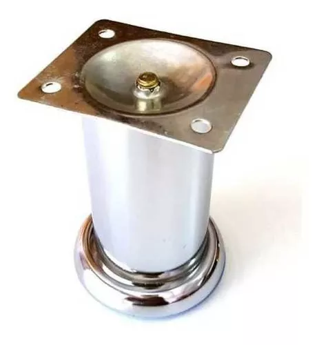 comprar Pata Fija Para Mueble Sillón Sofá 12 Cm Acero Cromada X10