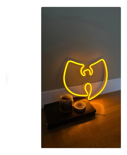 Letrero Led Neon Logo Wu Tang 30*40cm Luminoso