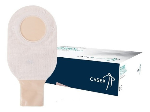 Bolsa De Colostomia Casex Drenável 2pçs 70mm Opaca