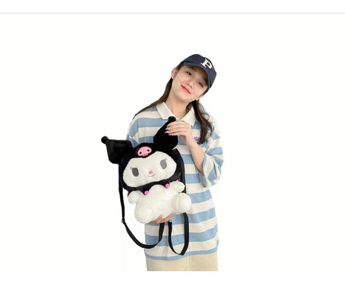 Mochila Mi Melodía Kuromi Bolso De Peluche Cinnamoroll A