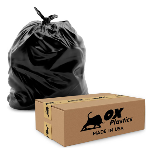 Ox Plastics Bolsas De Basura  Capacidad De 60 Galones Y 2 M