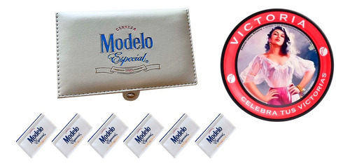 Domino Modelo Especial Blanco Libro Beige + Portavaso Gala 4