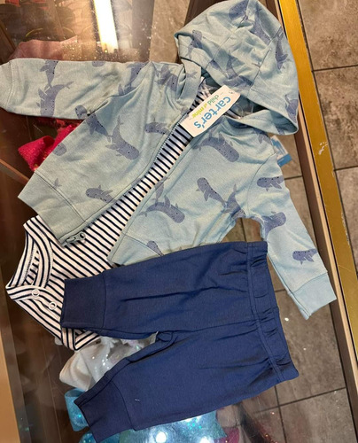 Conjunto Carter's 3 Piezas Para Bebés (Usado)