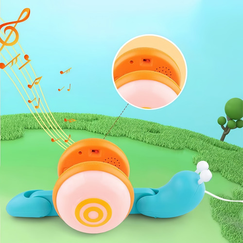Juguetes Infantiles Con Luces Para Tirar De Caracoles