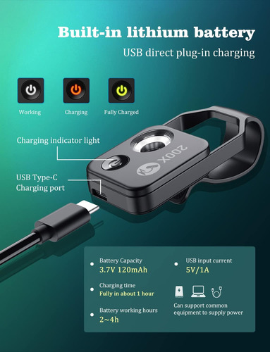 Microscopio De Teléfono Lente Cpl 200x Luz Led Portátil