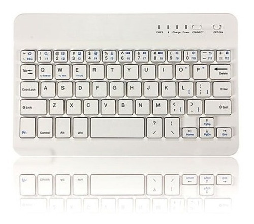 Teclado Bluetooth Inalámbr Slim Aluminio iPad Air Android Pc