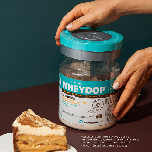 Whey Protein Conc/iso/hidro Wheydop 3w Todos Os Sabores 450g