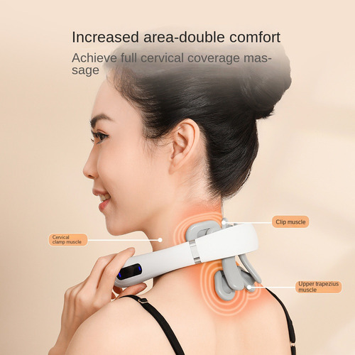 Masajeador Cervical Relax Lazy: Cuello Inteligente Con Pulso