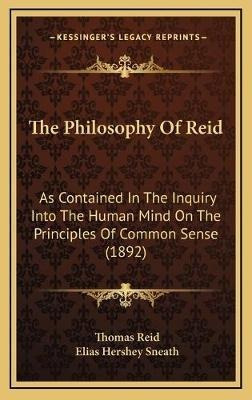 Libro The Philosophy Of Reid : As Contained In The Inquir...