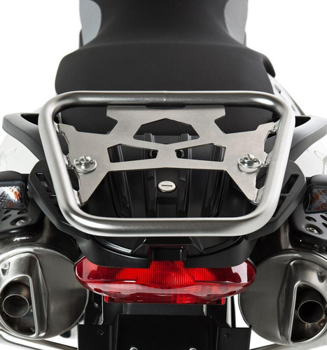 Imagem 3 de 3 de Suporte Em Aço Inox P/ Topcase Zega Pro P/ Bmw G650 Gs