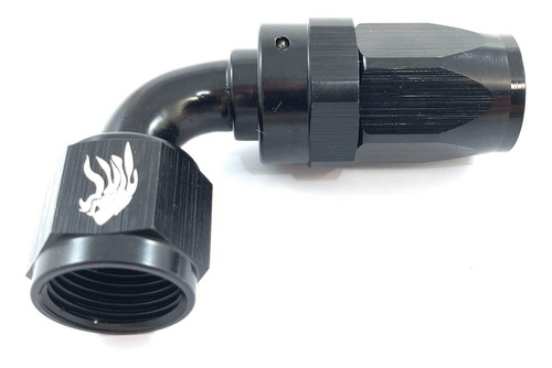 Imagem 2 de 3 de Conexão 8an / An8 Curva 90° Para Aeroquip All Black - Cód.7