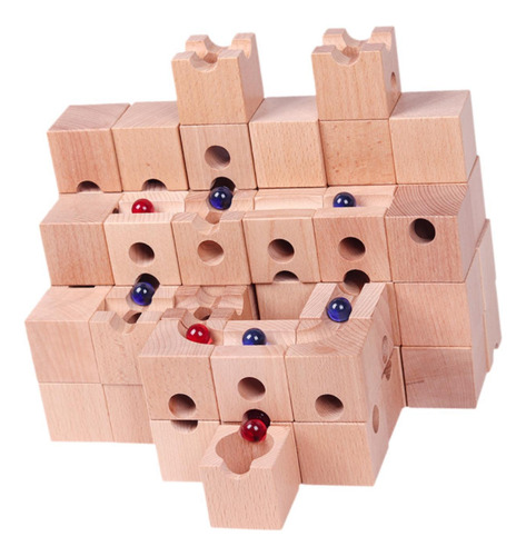 Mármol Run Maze Toy 3d Wooden Rompase Crafts Únicos