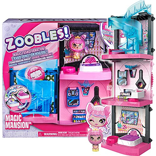 Zoobles Magic Mansion Transforming Playset Con Exclusiva Z-g