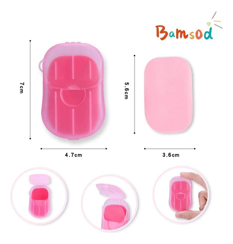 Bamsod Mini Jabón Manual De Jabón Con Jabón Antibacteriano Y