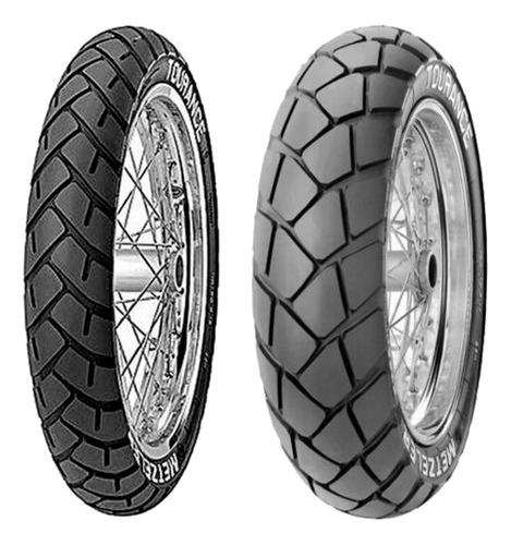 Par Pneu Metzeler Tourance 100/90-19 + 150/70r17 Sem Câmara