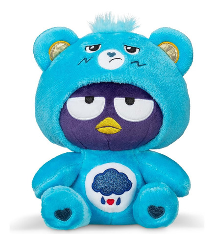 Care Bears X Hello Kitty Badtz Maru Gruñon Color Azul