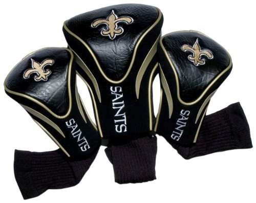 Set X 3 Fundas Para Palo De Golf Nfl New Orleans Saints