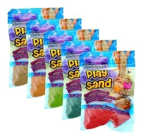 Arena Magica 350g Variedad Colores Play Sand. 