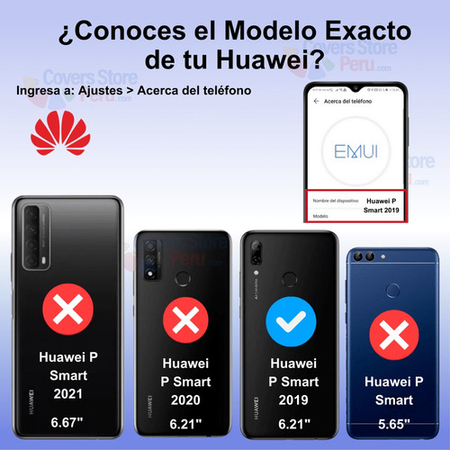 Funda Case Para Huawei P Smart 2019 Tpu 100% Transparente