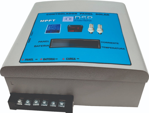 Regulador Controlador Carga Baterias Panel Solar Mppt 40 Am