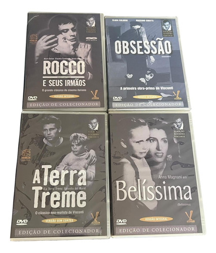 Box 5 Dvds Luchino Visconti Volume 1 Versátil Lacrado