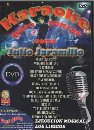 Dvd - Karaoke / Julio Jaramillo (df) - Original Y Sellado