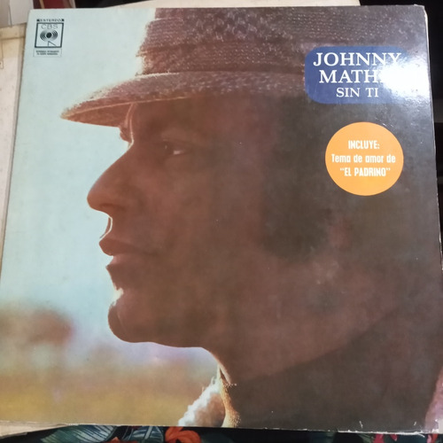 Johnny Mathis Sin Ti Vinilo Lp Disco 1972