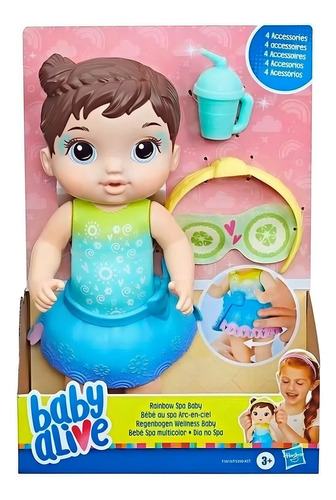Muñeca Brunette Baby Alive Spa Day - Hasbro F5350