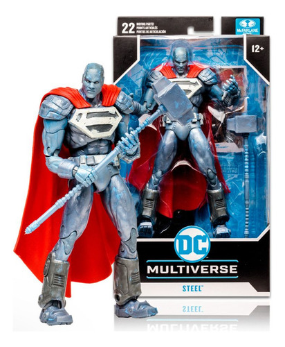 Steel Dc Multiverse Reign Of The Supermen Mcfarlane Toys