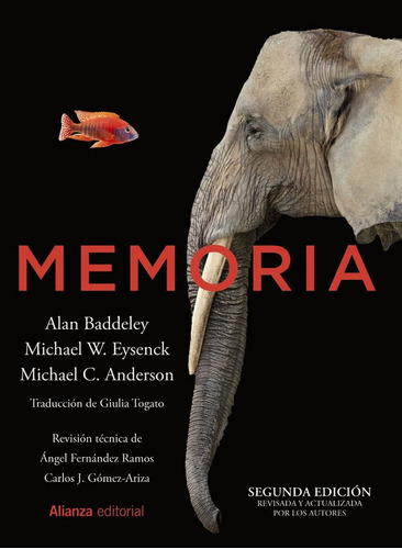 Memória, de Baddeley, Alan. Alianza Editorial, tapa blanda en español
