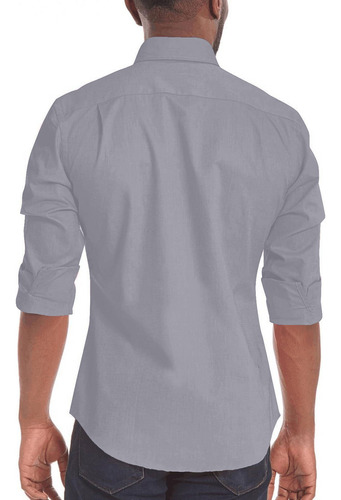 Camisa De Manga Larga Holgada A Rayas Con Botones De Solapa