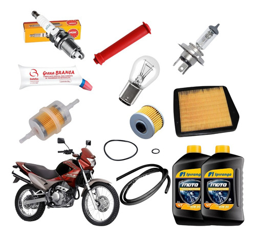 Kit Conjunto Para Revisão Honda Nx4 Falcon 2000 Até 2008