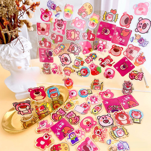 Charms Acrílicos De Cerdito Lulu 4cm 1kg Surtidos Diy