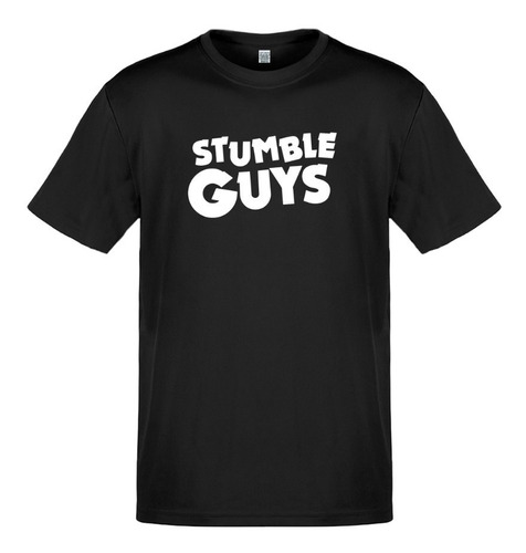 Remera Stumble Guys Brilla En La Oscuridad 100% Algodón