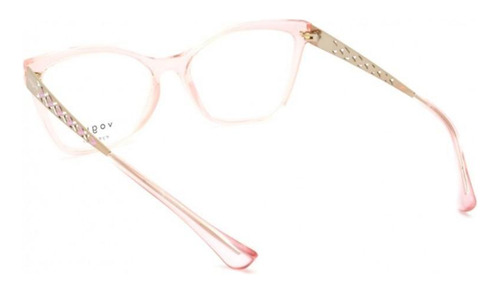 Óculos Vogue Coral Translúcido 54mm - Luxottica