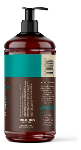 Shampoo Para Cabelo 2 Em 1 Calico Jack 1000ml Don Alcides