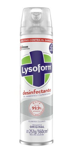 Desinfectante Lysoform Aerosol 360ml | Barraca Ruta 8