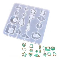 Comprar Molde De Silicona Dijes Aros Joyería Resina Artesania