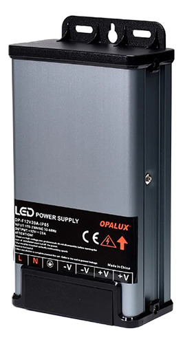 Fuente De Poder Switching Vertical 12v 20amp Ip65 - Opalux