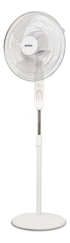 Ventilador de pie Atma VPA1618X blanco con 3 palas de  plástico, 16" de diámetro 220 V - 240 V