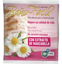 Comprar Baño Facil Paño Jabonoso Higiene Sin Enjuague Mazanilla X30u