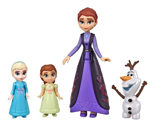 Kit Bonecas Frozen 2 Disney Mini Personagens Da Hasbro E5504