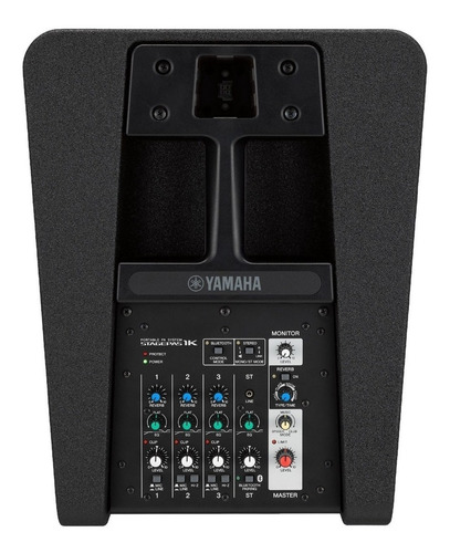 Imagen 3 de 3 de Bocina Yamaha Stagepas 1K con bluetooth negra 110V-120V