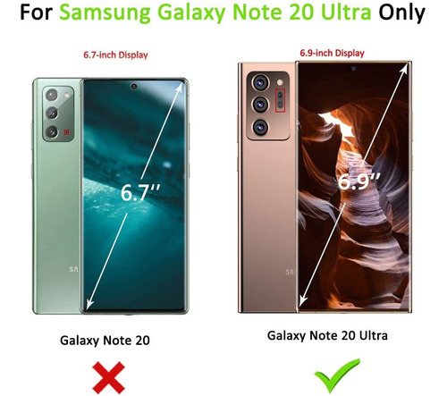 Baisrke Funda Galaxy Note 20 Ultra, Carcasa De Marmol Geo...