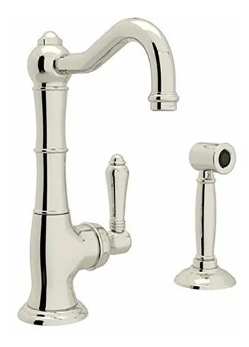 Grifo Cocina Niquel Pulido