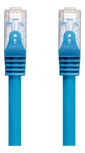 Cable Conexion Ethernet Cat6 (100 Pies) Color Azul Snagless
