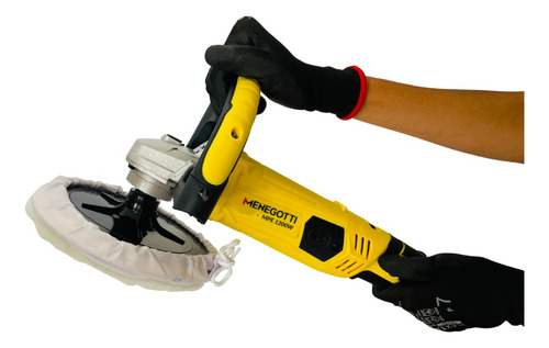 Politriz Angular 7pol Lixadeira 1200w Automotiva Cor Amarelo