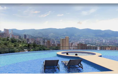 Moderno Apartamento En Envigado Con Vista Y Excelente Ubicación