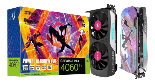 Tarjeta de video Nvidia Zotac  TWIN EDGE GeForce RTX 40 Series RTX 4060 Ti ZT-D40610H-10SMP OC Edition 8GB