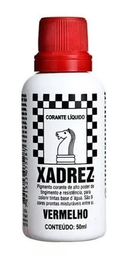 Corante para Tinta Vermelho, Item de Decoração Xadrez Nunca Usado 84440772